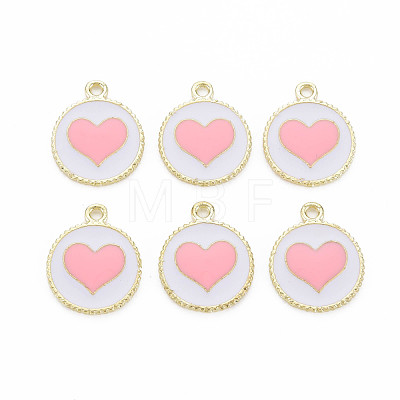 Alloy Enamel Pendants PALLOY-S181-039B-NR-1