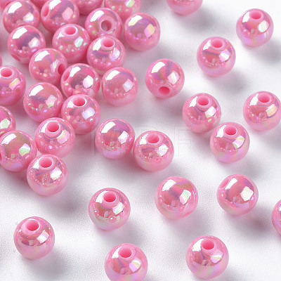 Opaque Acrylic Beads X-MACR-S370-D8mm-A02-1