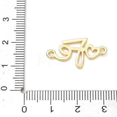 Brass Connector Charms KK-CBAE532-01N-G-1