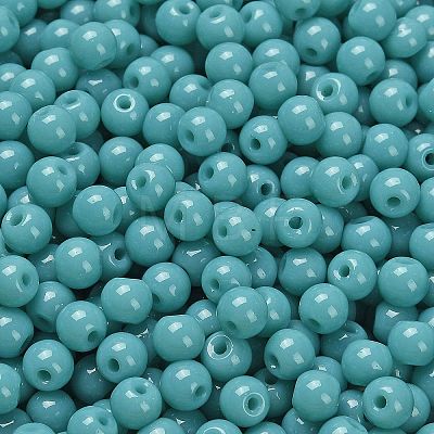 Opaque Colours Glass Seed Beads SEED-C001-02B-16-1