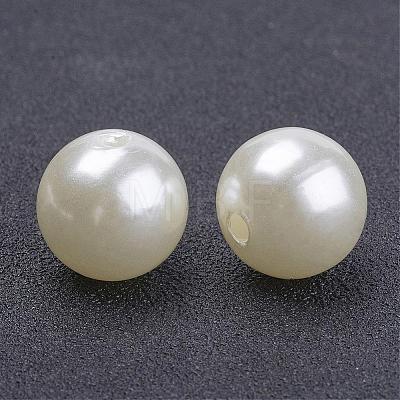 Imitated Pearl Acrylic Beads PACR-12D-12-1