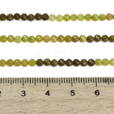 Gradient Color Natural Yellow Green Opal Beads Strands GG-CBA9722-A01-2mm-1