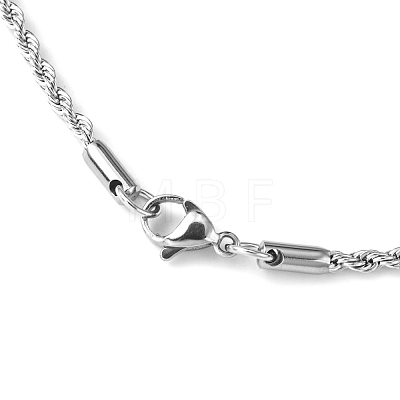 304 Stainless Steel Necklaces NJEW-H005-1