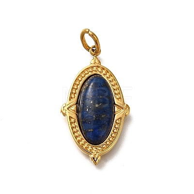 Natural Lapis Lazuli Pendants STAS-A104-08G-01-1