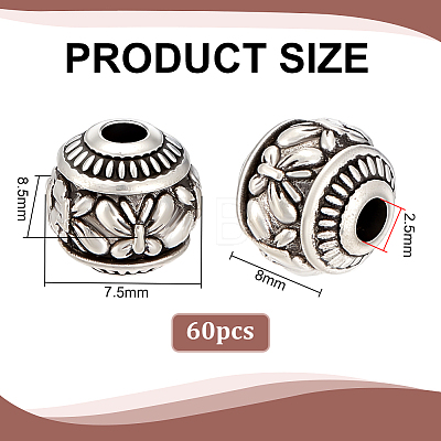 Tibetan Style Alloy Beads FIND-PH0060-12A-1