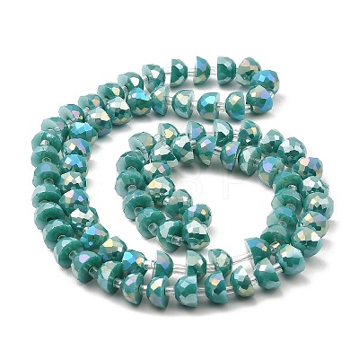 AB Color Plate Glass Beads Strands EGLA-P051-02A-B04-1