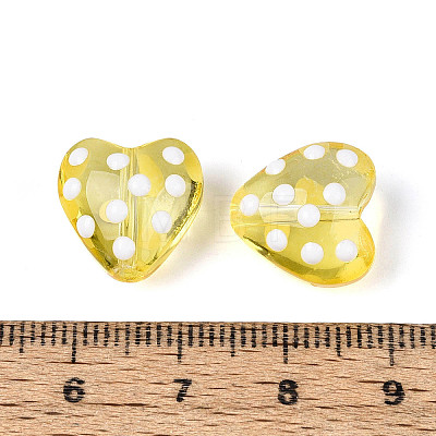 Transparent Glass Enamel Beads Strands GLAA-N061-10A-1