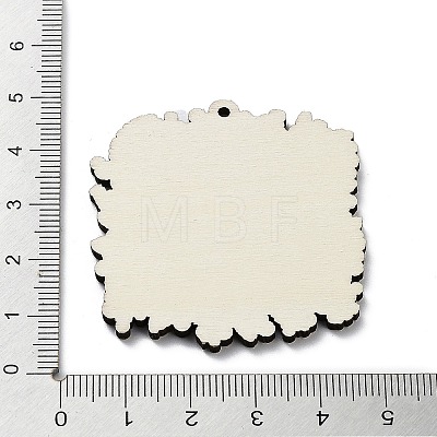 Momther's Day Wooden Pendants WOOD-I012-01G-1