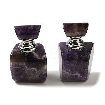 Natural Amethyst Dropper Perfume Bottles DJEW-H010-02P-01-1