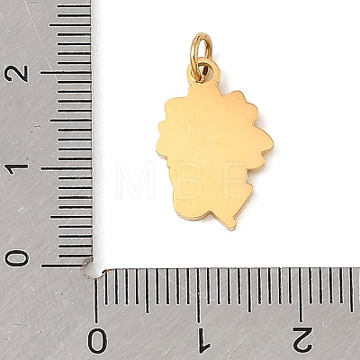 304 Stainless Steel with Enamel Pendants SA-CBAAF93-G02-1