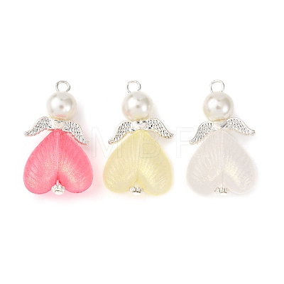 Luminous Transparent Acrylic Pendants PALLOY-JF04204-01-1