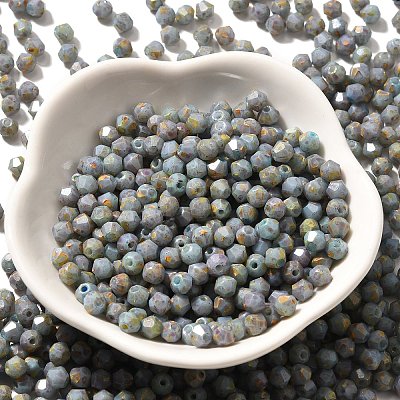 Baking Paint Glass Seed Beads SEED-A032-02A-16-1