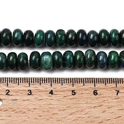 Natural Chrysocolla and Lapis Lazuli Beads Strands G-A280-A33-02-1