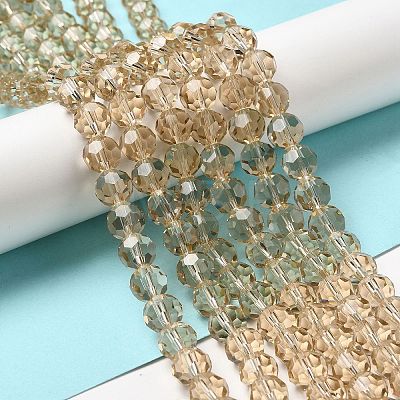 Transparent Glass Beads EGLA-A035-T10mm-D22-1