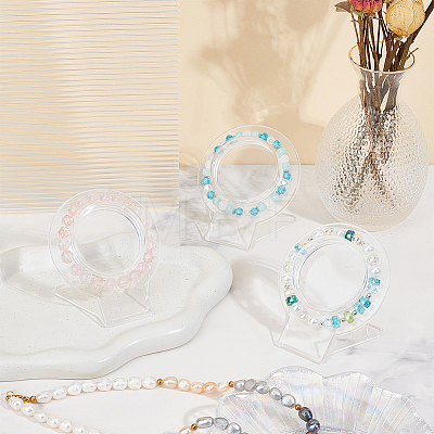 Acrylic Bracelet Display Stands BDIS-WH0016-01-1