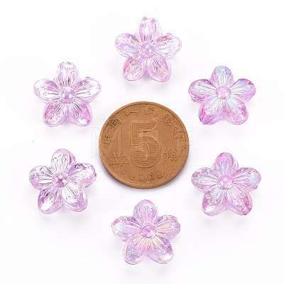 Transparent Acrylic Beads TACR-S154-45C-935-1
