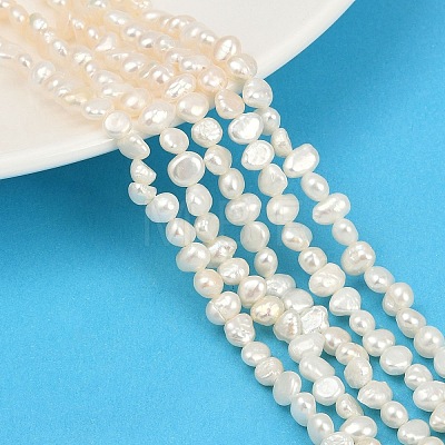 Natural Cultured Freshwater Pearl Beads Strands PEAR-P064-19D-08A-1