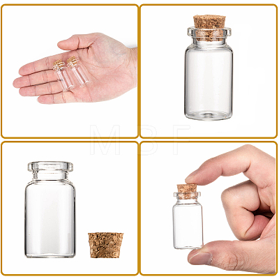 Glass Jar Glass Bottles X4-AJEW-H004-7-1-1