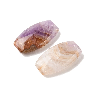 Natural Amethyst Lace Agate Pendants G-A244-03-1