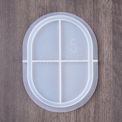 DIY Oval Storage Tray Silicone Molds DIY-B076-02A-1