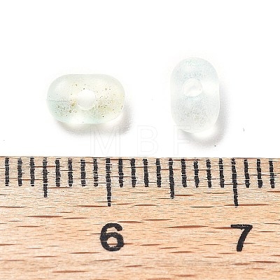 Gradient Color Transparent Frosted Acrylic Beads X1-OACR-M023-06B-1