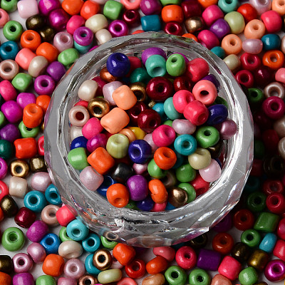 6/0 Glass Seed Beads SEED-R051-03C-1