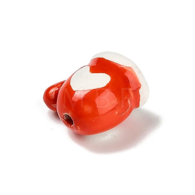 Christmas Handmade Porcelain Beads LS-PORC-L081-01E-1