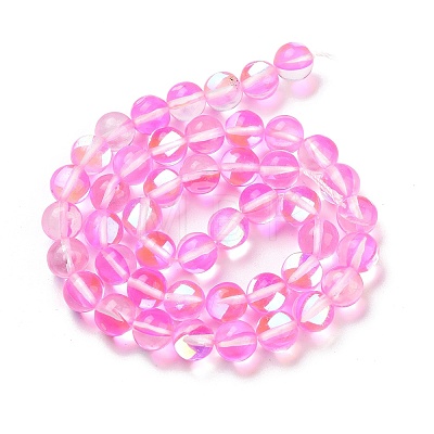 Transparent Glass Beads GLAA-B022-8mm-01-1