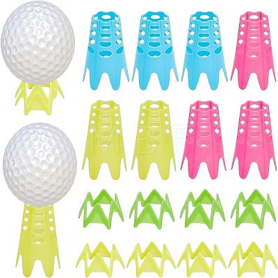 17Pcs Plastic Golf Tee AJEW-CA0001-42-1