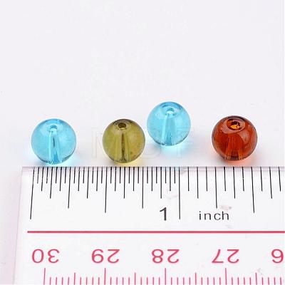 Mixed Color Round Glass Beads X-GR8mm-1