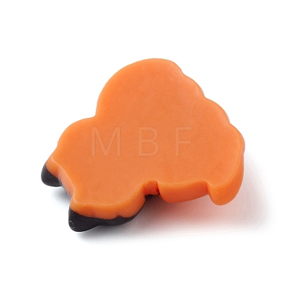 Halloween Opaque Resin Cabochons CRES-B010-01A-10-1