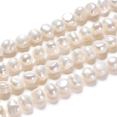 Natural Cultured Freshwater Pearl Beads Strands X-PEAR-I004-08A-1