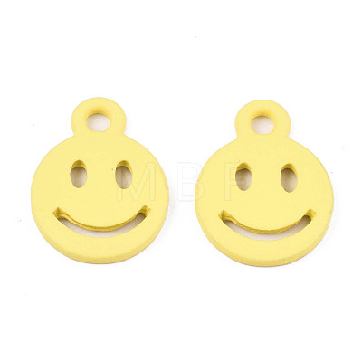 Spray Painted Alloy Charms X-PALLOY-T075-121D-RS-1