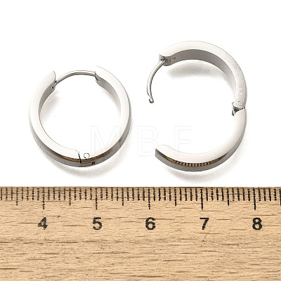 304 Stainless Steel Hoop Earrings for Women EJEW-C096-44P-1