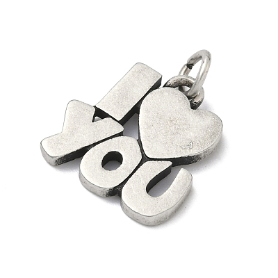 Valentine's Day 304 Stainless Steel Pendants STAS-C171-01C-AS-1