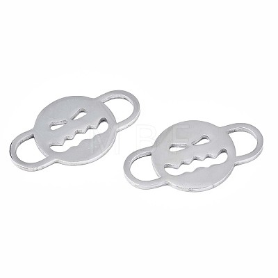 Halloween Theme Expression 304 Stainless Steel Links Connectors STAS-N095-069-1