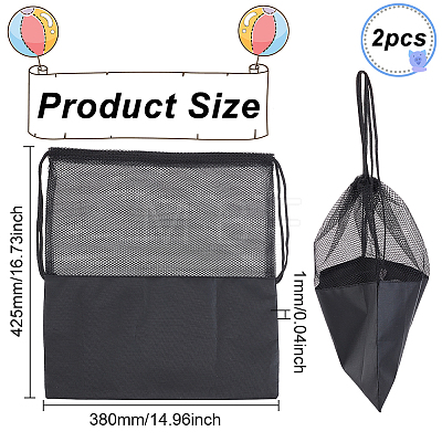 Polyester String Bags AJEW-WH0020-28-1