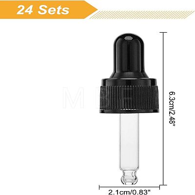 Straight Tip Glass Droppers MRMJ-FH0001-04E-1