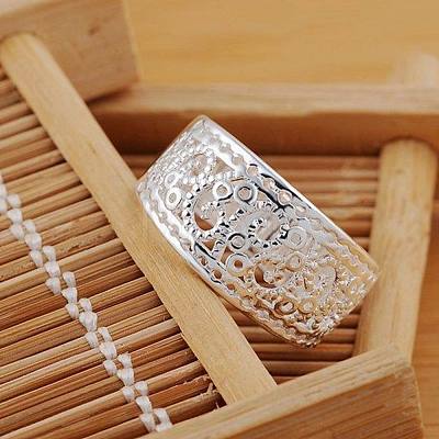 Vintage Elegant Fashion Style Brass Hollow Out Metal Rings RJEW-EE0002-006P-G-1