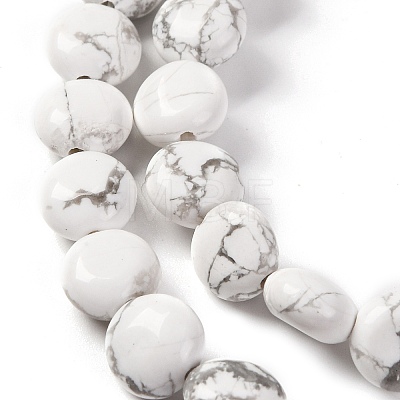 Natural Howlite Beads Strands G-T047-A03-01-1