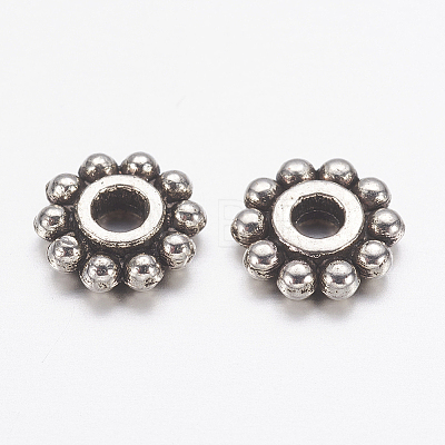 Gear Tibetan Style Alloy Spacer Beads LS-AB145-NF-1