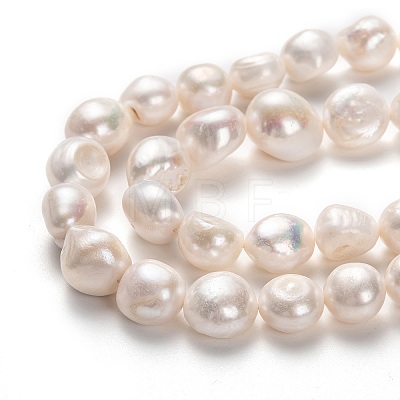 Natural Cultured Freshwater Pearl Beads Strands PEAR-L033-41B-01-1