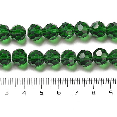 Transparent Glass Beads EGLA-A035-T10mm-D10-1