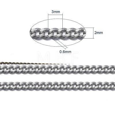 Brass Twisted Chains CHC-S103-P-NF-1