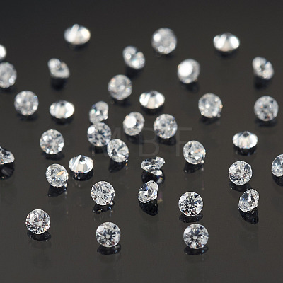 500Pcs Diamond Shape Grade AAA Cubic Zirconia Cabochons ZIRC-TADJ0001-01F-1