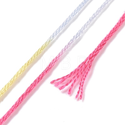 10 Skeins 6-Ply Polyester Embroidery Floss OCOR-K006-A75-1