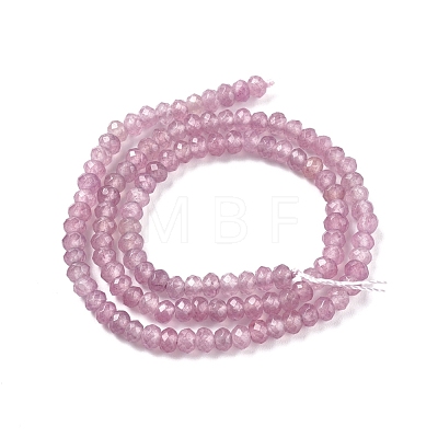 Dyed Natural Malaysia Jade Rondelle Beads Strands X-G-E316-2x4mm-46-1