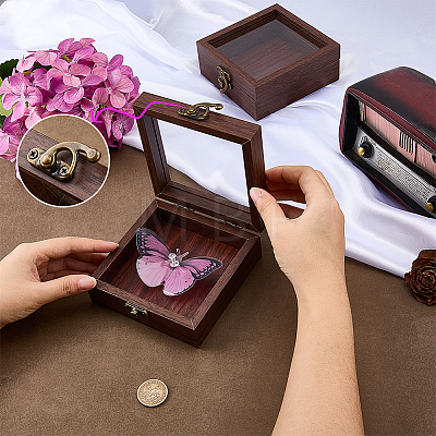 Wood Jewelry Display Cases CON-WH0089-223A-1