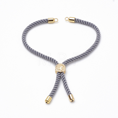 Nylon Twisted Cord Bracelet Making MAK-T003-10G-1