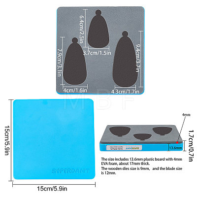 SUPERDANT 1Pc Wood Cutting Dies DIY-SD0001-51-044-1